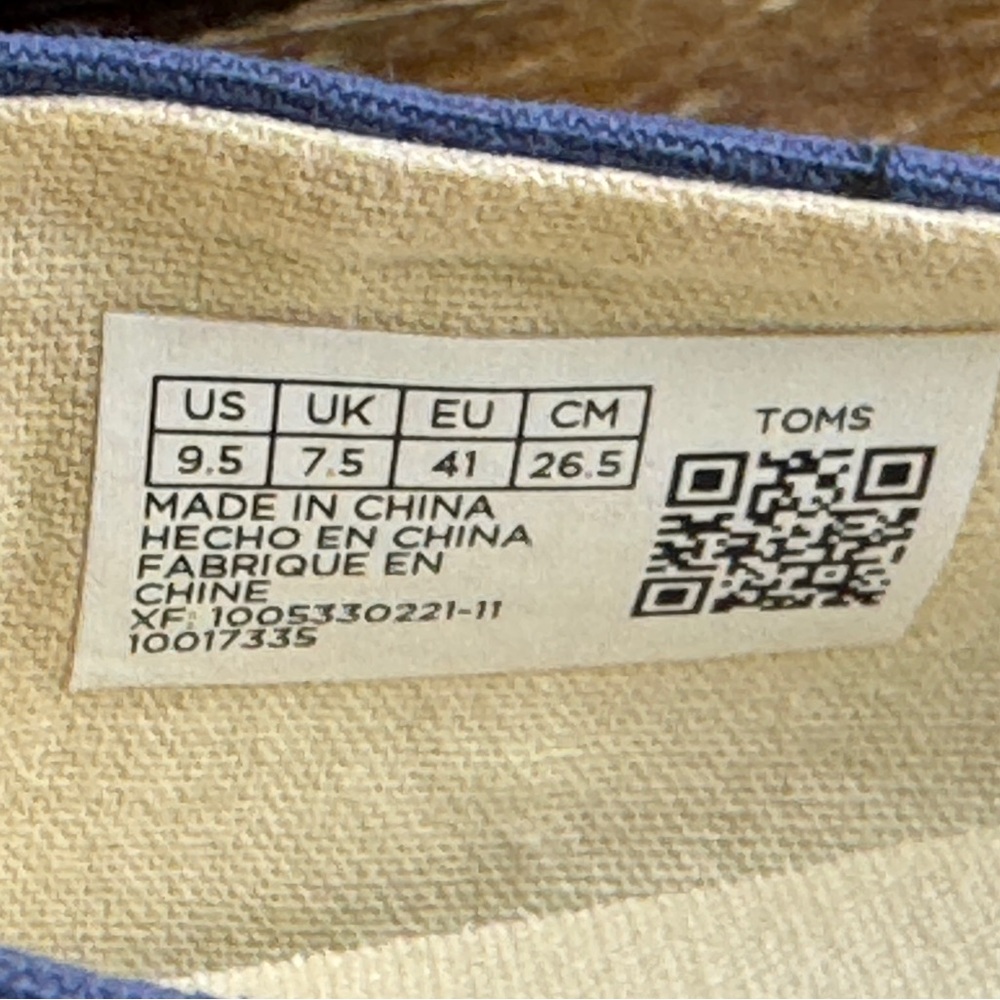Toms Blue Glow In The Dark Firefly Alpargatas women’s Size 9.5 US - Picture 11 of 11